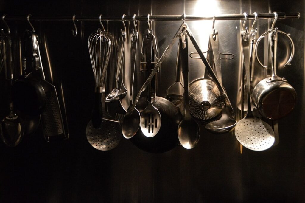 Stainless steel kitchen utensils