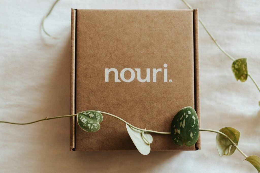 A printed product box