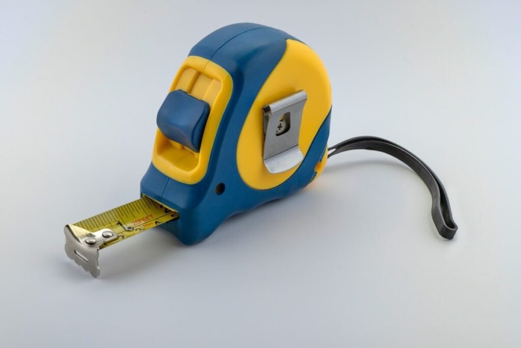 A measuring tape used for sizing
