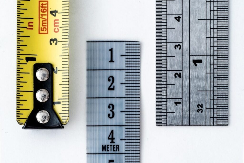 Measuring tapes for sizing reference