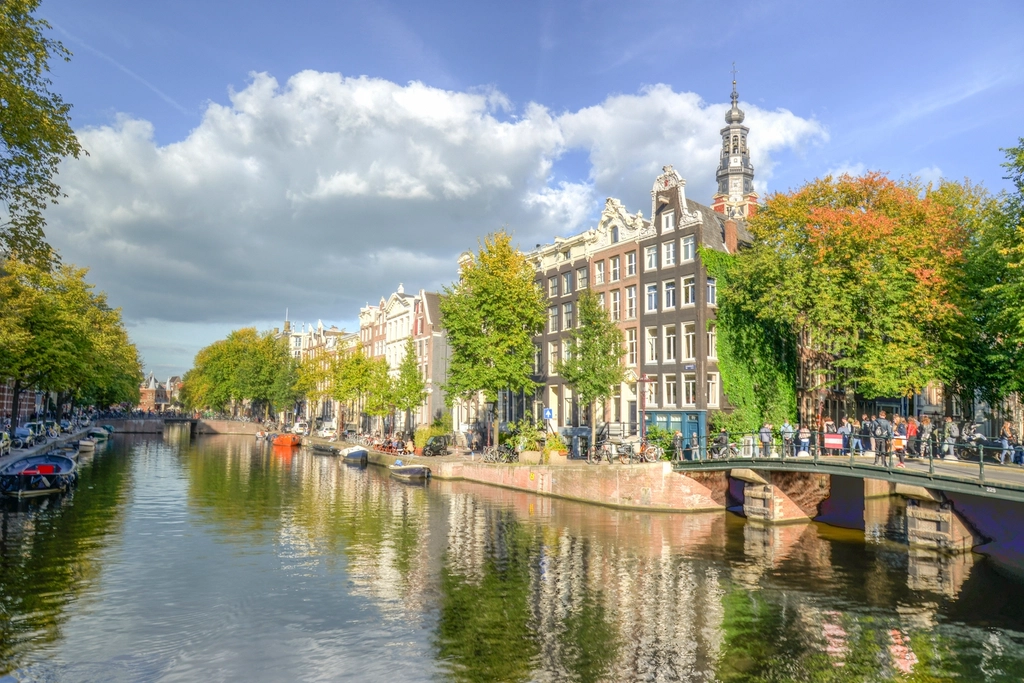 Canal houses in Amsterdam representing the European eCommerce market