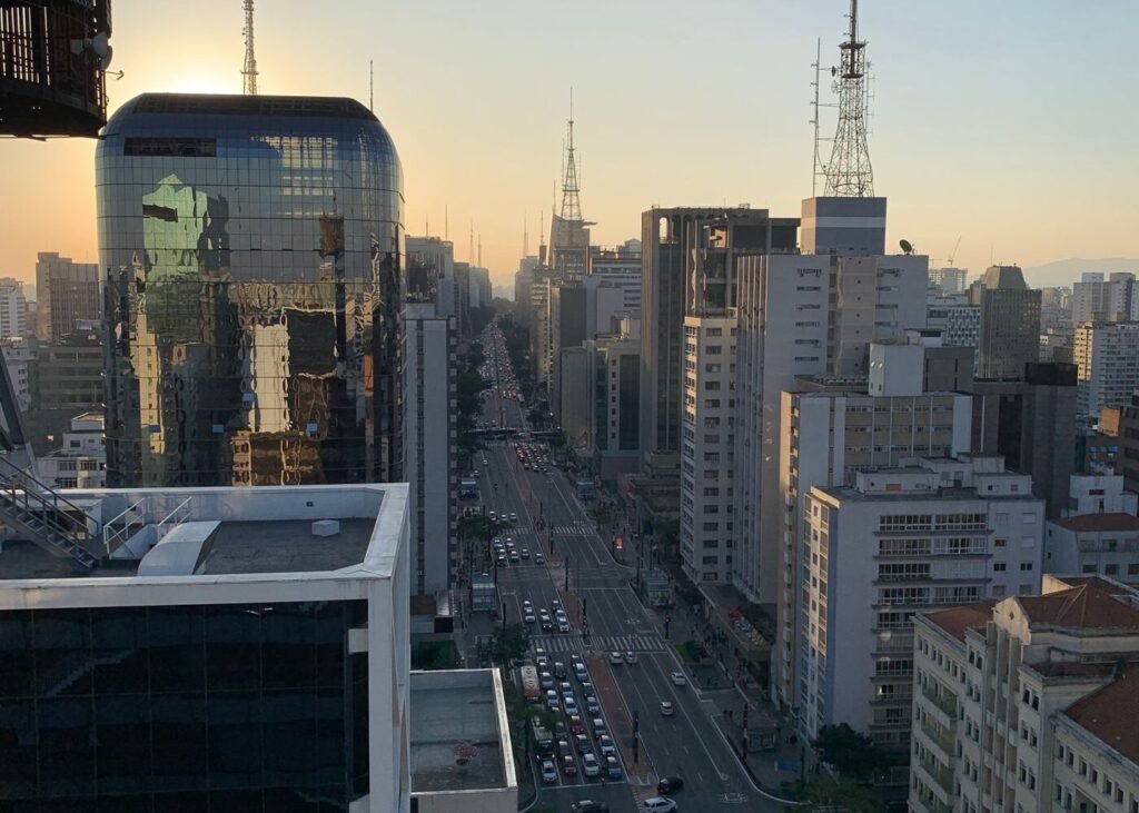 Street in downtown Sao Paulo