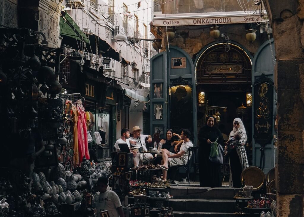 Khan El-Khalili bazaar in Cairo
